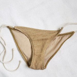 KKINI - Gold Shimmer Bikini Bottom
